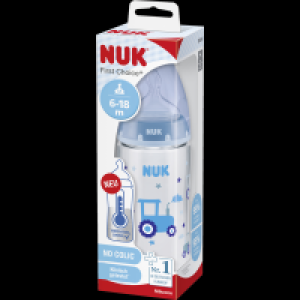 Rossmann Nuk First Choice+ Babyflasche mit Temperature Control Anzeige 300 ml, Trec