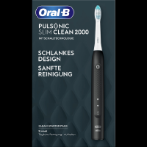 Oral B Pulsonic Slim Clean 2000 Elektrische Zahnbürste Schwarz