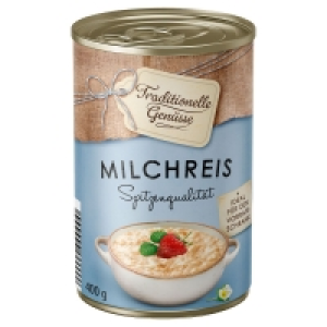 Aldi S&uuml;d  TRADITIONELLE GEN&Uuml;SSE Milchreis 400 g