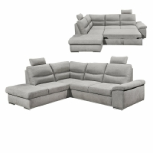 Ecksofa - silver - Webstoff - Liegefunktion 799.00 €