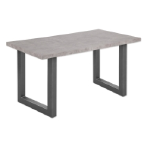 Esstisch - graphit - Betonoptik - 140x80 cm