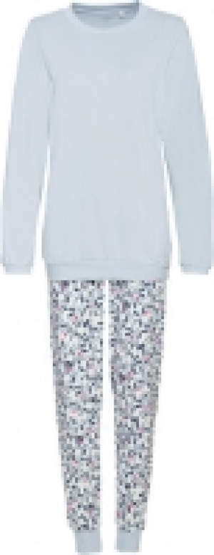 Calida Pyjama, Rundhals, florales Muster, für Damen