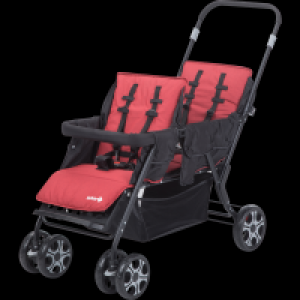 Safety 1st Geschwisterwagen Teamy, Ribbon Red Chic