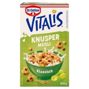 DR. OETKER Vitalis Müsli 600 g 1.99 €