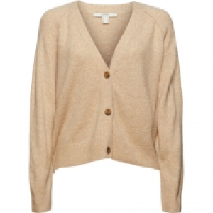 Karstadt  Esprit Cardigan, Raglanärmel, V-Ausschnitt, für Damen