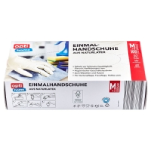 OPTIHOME Einmalhandschuhe 100er-Packung 7.95 €