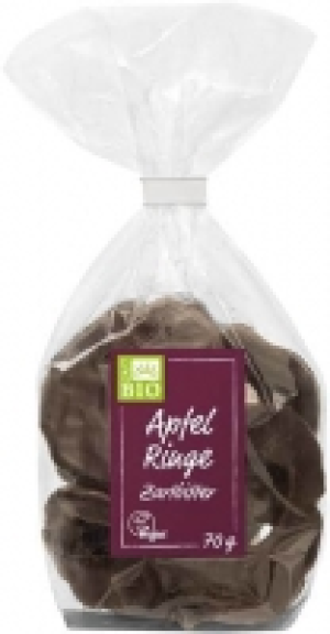 Apfelringe in Zartbitter-Schokolade 1.99 €