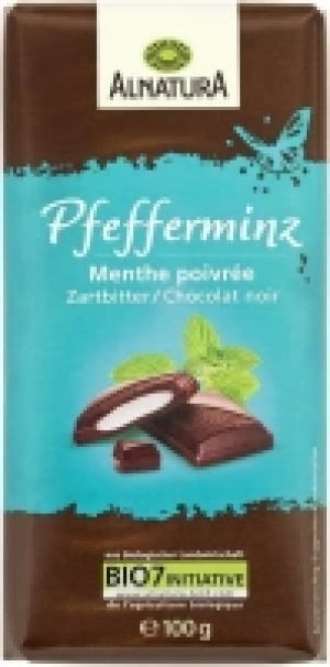 Pfefferminz Schokolade Zartbitter 1.49 €
