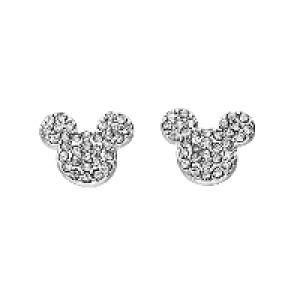 Accessories Ohrstecker versilbert mit Disney Micky Maus-Motiv