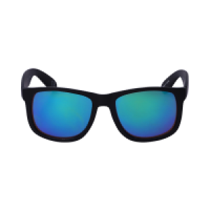Accessories Männersonnenbrille mit bunten Gläsern und schwarzen Rahmen UV-Beständi