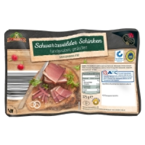 Aldi Süd  GUT DREI EICHEN Schwarzwälder Schinken 375 g