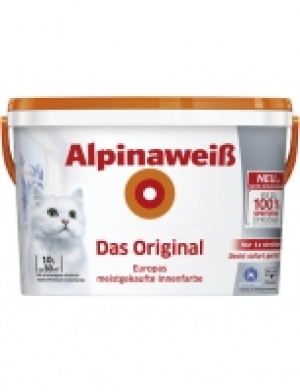 Wandfarbe »Alpinaweiß«, Alpinaweiß, matt
