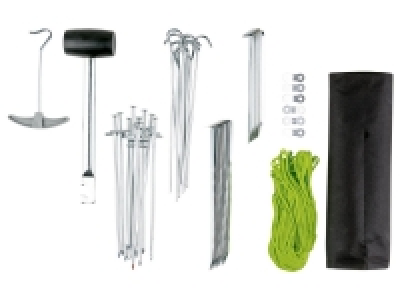 CRIVIT® Zeltzubehör Set, 50 Teile