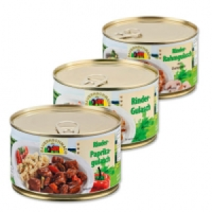 Rindergulasch 1.95 €