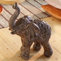 NKD  Deko-Figur Elefant in Holzoptik, ca. 43x23x50cm