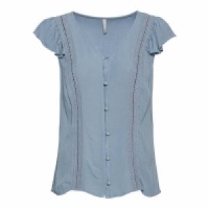 NKD  Damen-Bluse mit Spitzenbändern