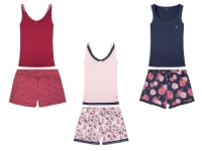 ESMARA® Damen Shorty Pyjama, mit Bio-Baumwolle 4.99 €