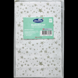 Alouette Bodenbeutel PP Lebensmittelecht, 145x235m, transparent mit Druck, 10 S