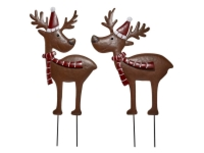Lidl Pureday Pureday Gartenstecker-Set »Rentiere«, 2er Set