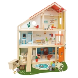 PLAYLAND XXL-Puppenhaus mit Vollausstattung 39.99 €