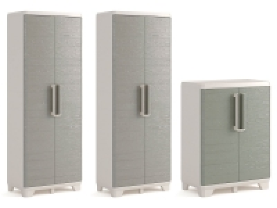 Keter Kunststoffschrank »Wood Grain «, mit abschließbare Türen 105.76 €