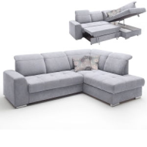 Ecksofa - grau - Microfaser - Liegefunktion 1,119.00 €