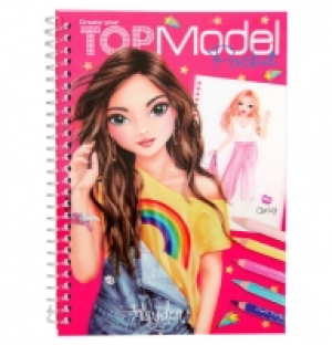 Karstadt  Depesche TOPModel Malbuch Pocket, mit 3D-Cover