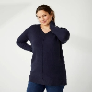 Damen Pullover mit V-Ausschnitt 10.23 €
