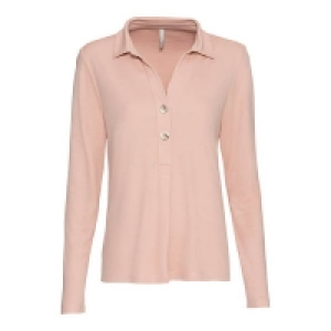 Damen Shirt, Blusenshirt mit Knopfleiste 6.39 €