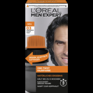 Rossmann Loréal Paris Men Expert One-Twist Haarfarbe 03 Dunkelbraun
