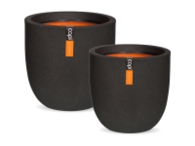 Capi Europe Blumentopf »Smooth«, rund, schwarz, Ø 35 x H 34 cm oder Ø  39.99 €