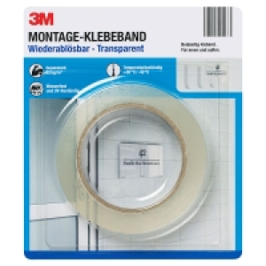 Aldi Süd  3M Doppelseitiges Montageklebeband 5 m