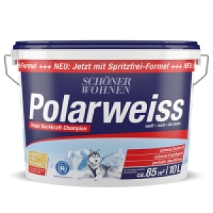 Schöner Wohnen Innen- und Wandfarbe Polarweiss matt 10 l 49.99 €