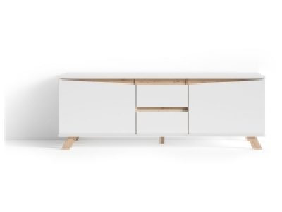 byLIVING TV Board Valentin in weiß/Artisan Eiche, Breite 160 cm, in mo 199.00 €