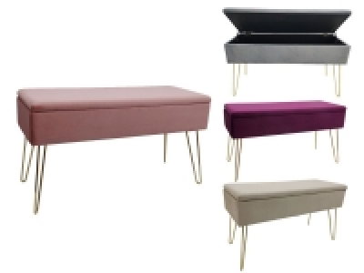 ECHTWERK Sitzbank-/Truhe »Scarlett« mit Samtbezug und weicher, bequeme 56.99 €