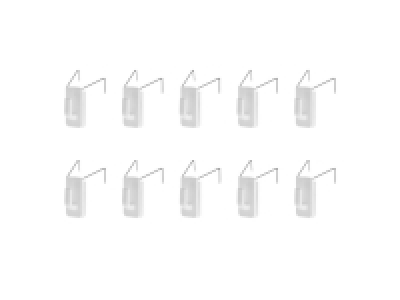 Lichtblick Fensterhaken für Dekoration, Klemmfix, ohne Bohren, 10 Stüc 10.99 €