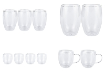 Lidl Ernesto® ERNESTO® Gläser Sets, aus doppelwandigem Borosilikatglas