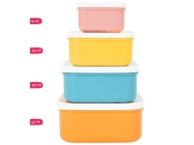 Badabulle Snackbox-Set 4-teilig, stapelbar, spülmaschinenfest, ergonom 8.29 €