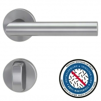 Bauhaus  Diamond Doors Modern WC-Drückergarnitur L-Form Premium WC antibakterie