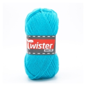 Wolle TWISTER SPORT 50 UNI - dunkelt&uuml;rkis - 50g