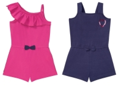 LUPILU® Kleinkinder Jumpsuit Mädchen, mit Pailletten