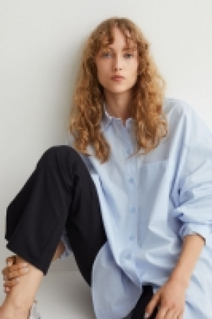 HM  Oversize-Baumwollbluse