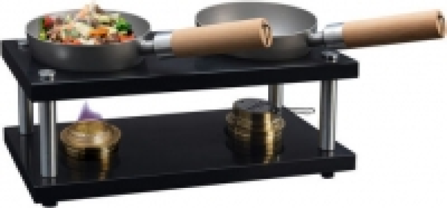 Karstadt  DeWok Mobiler Stielwok, Double Set, hochwertig