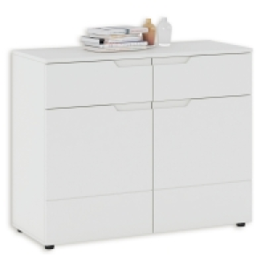  Kommode - weiß - 2 Schubkästen - 100 cm breit 149.00 €