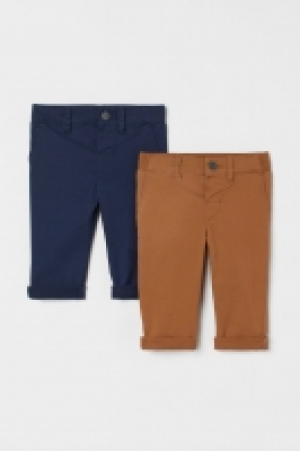 HM  2er-Pack Baumwollchinos
