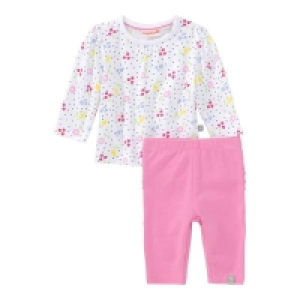 NKD  Baby-Mädchen-Set mit Blümchen-Muster, 2-teilig