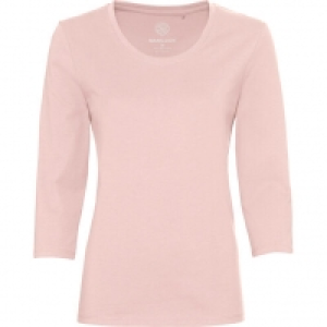 MANGUUN Shirt, 3/4 Arm, Baumwolle, Rundhalsausschnitt, für Damen
