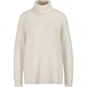 Karstadt  Galeria Rollkragenpullover, Wolle-Cashmere, Zopfmuster, für Damen