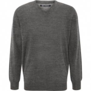 Dunmore Herren Wollpullover mit V-Ausschnitt