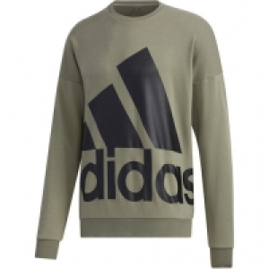 adidas Sweatshirt Favorites Big Logo, Rundhals, locker, Logo, für He
